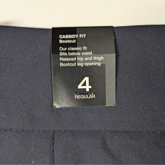 The Limited Cassidy Pants Womens Size 4 Bootcut NWT Blue Work Business Trouser - Picture 5 of 8